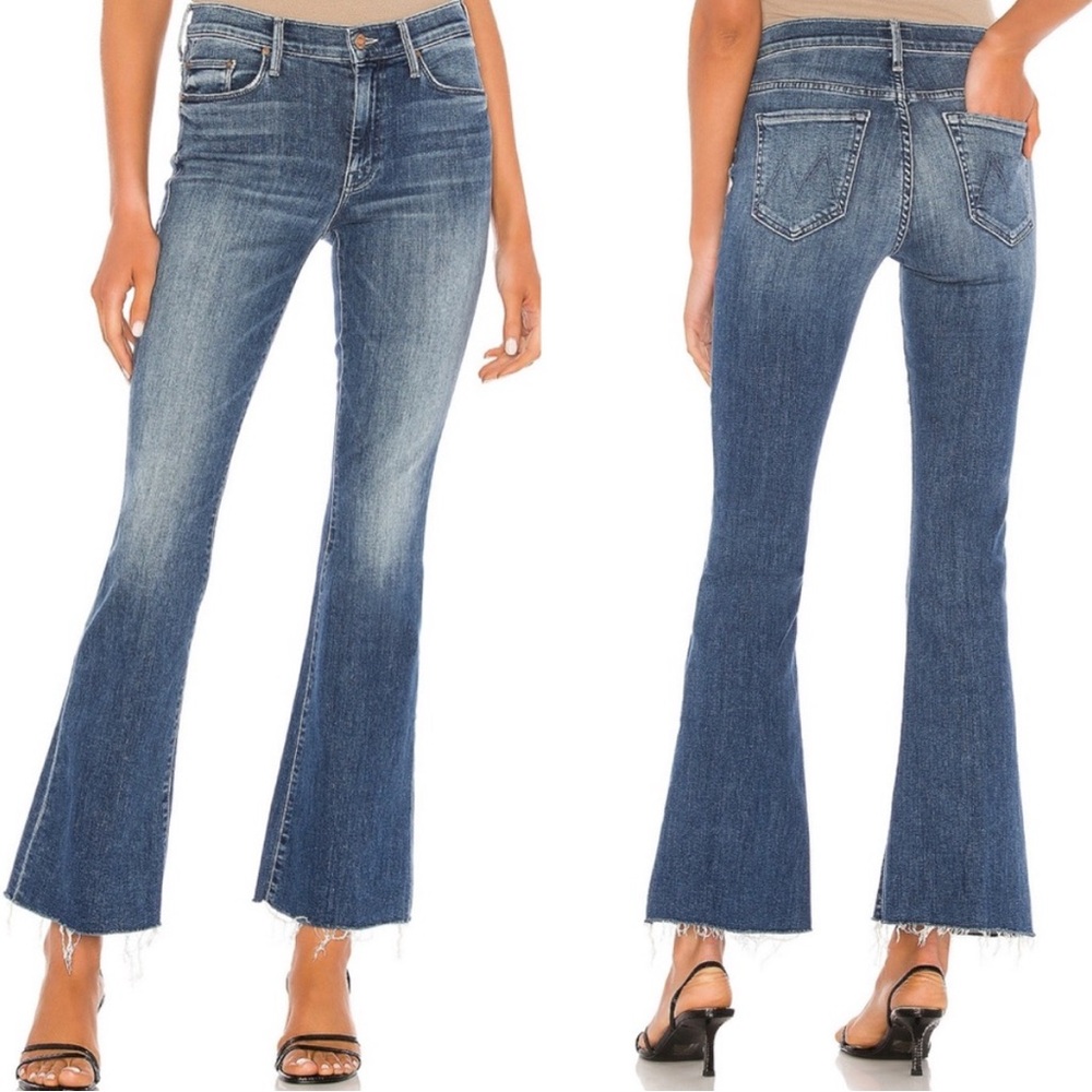 MOTHER Weekender Fray Flare Leg Jeans SIZE 26